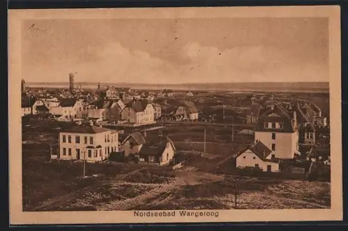 AK Wangerooge, Ortsansicht aus der Vogelschau