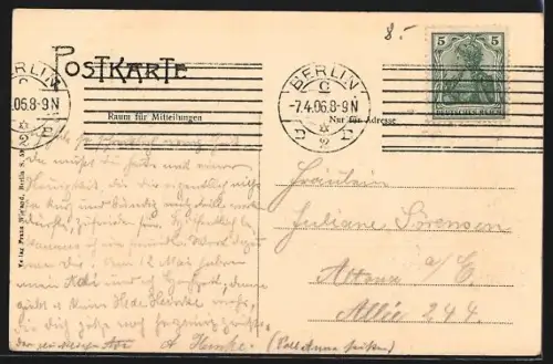 AK Berlin-Schöneberg, Gaststätte Ratskeller, Wein-Abteilung, Inh. H. Falkenberg