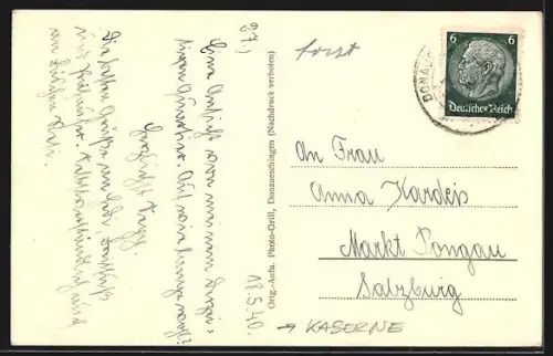 AK Donaueschingen, Kaserne
