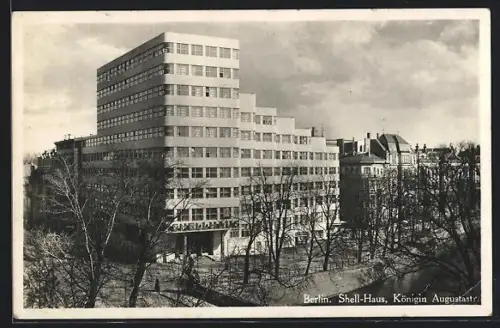 AK Berlin-Tiergarten, Shell-Haus, Königin Augustastr., Bauhaus