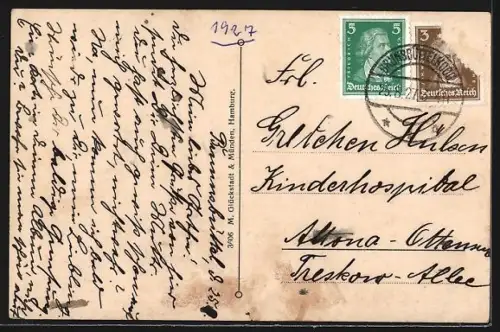 AK Brunsbüttelkoog, Strasse zur Fähre