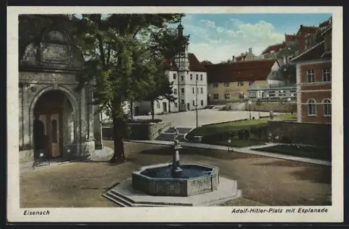 AK Eisenach, Platz mit Esplanade