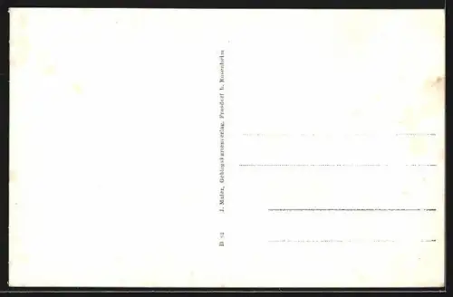 AK Otting b. Waging, Ortsansicht mit Kirche und Bergpanorama