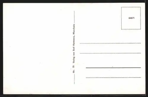 AK Saarbrücken, Teilansicht mit Ludwigskirche