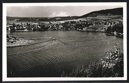 AK Saalburg / Saale, Blick vom Künsdorfer Berg