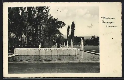 AK Wiesbaden, Reisinger-Brunnen