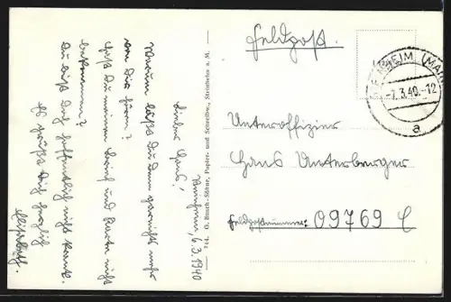 AK Steinheim a. Main, Uferansicht, Stadtmauer, Kirche