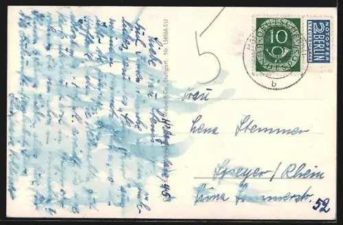 AK Gross-Gerau, Rathaus, Hotel Adler, Geschäft J.F. Lahr