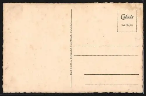 AK Bernkastel-Kues a.d. Mosel, Ortsansicht mit Hermann-Göring-Brücke