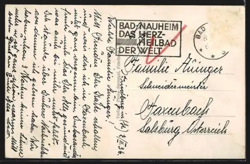 AK Friedberg i. H., Schloss, Adolfsturm, Ortspanorama