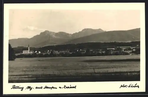 AK Petting /Oby., Ortsansicht mit Staufen und Zwiesel