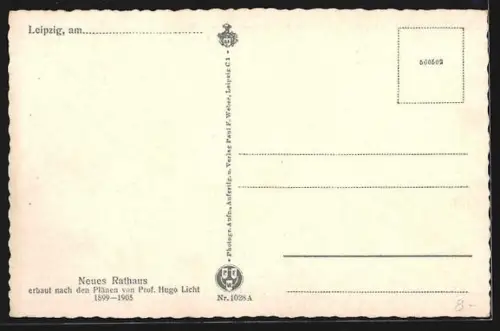 AK Leipzig, Neues Rathaus