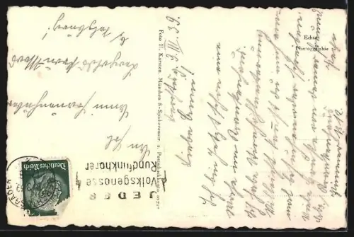 AK Berchtesgaden, Bezirks-Krankenhaus mit Bergpanorama