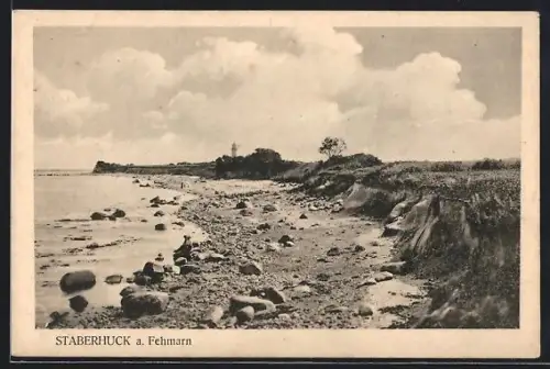 AK Staberhuck / Fehmarn, Steilküste und Strandansicht