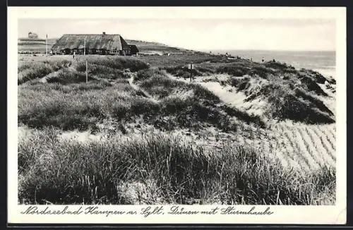 AK Kampen a. Sylt, Dünen mit Sturmhaube
