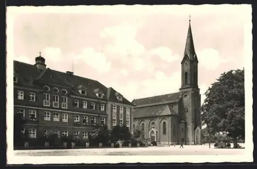 AK Simbach /Inn, Kirchenplatz