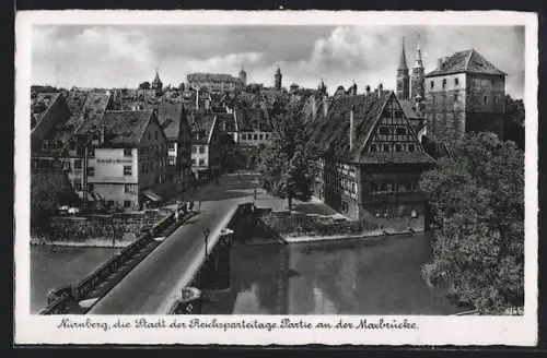 AK Nürnberg, Partie an der Maxbrücke