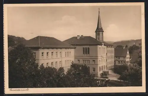 AK Schwäb. Gmünd, Töchterinstitut St. Loreto, Gesamtansicht