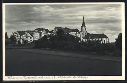 AK Leutkirch /Württbg., Kloster und Institut Bonlanden