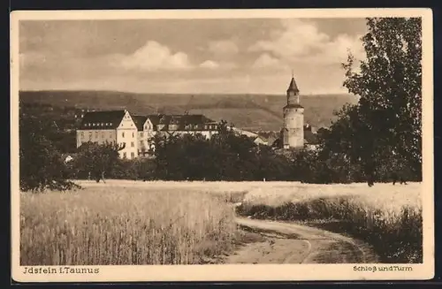 AK Idstein i. Taunus, Schloss und Turm