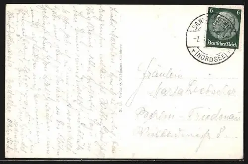 AK St. Peter / Nordsee, Barometer am Strand