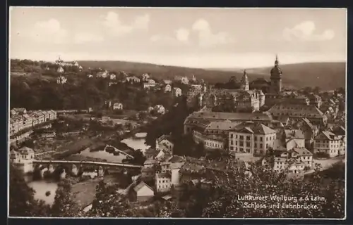 AK Weilburg a. d. Lahn, Schloss und Lahnbrücke