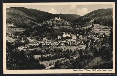 AK Leutenberg /Thür., Blick vom Kaiserplatz