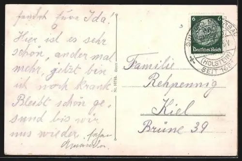 AK Bad Bramstedt, Blick zum Kurhaus