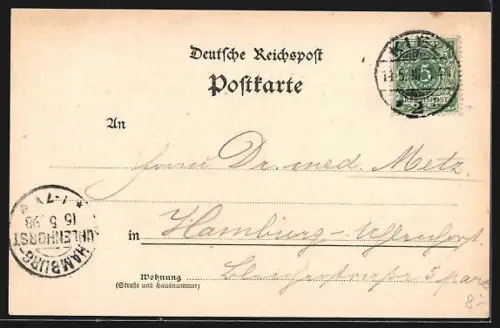 AK Kiel, Seeburg, Segelboote am Ufer