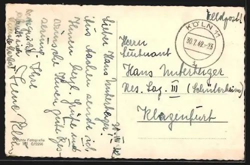 AK Bad Aachen, Stadtansicht mit Kirche