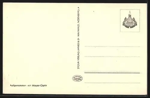 AK Eichstätt /Bayern, Blick zur Willibaldsburg