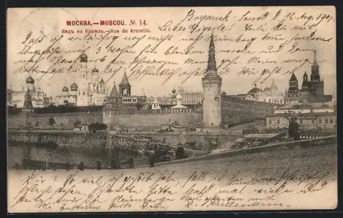 AK Moscou, Vue du Kremlin
