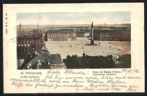 AK St. Pétersbourg, Place de Palais d`hiver