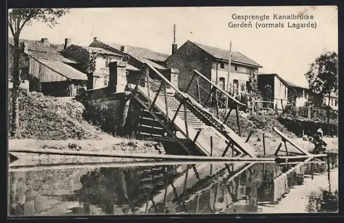 AK Gerden, Pont de canal détruit