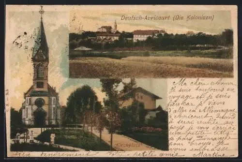 AK Deutsch-Avricourt, Église