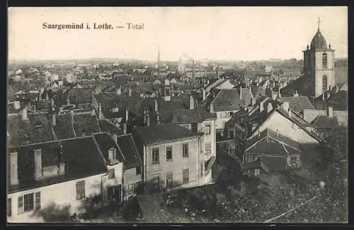 AK Saargemünd i. Lothr., Totalansicht