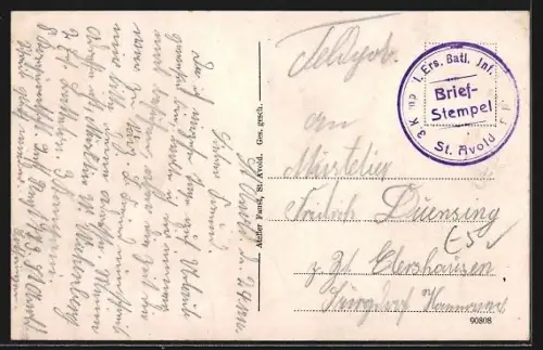 AK St. Avold, Blick vom Wasserturm