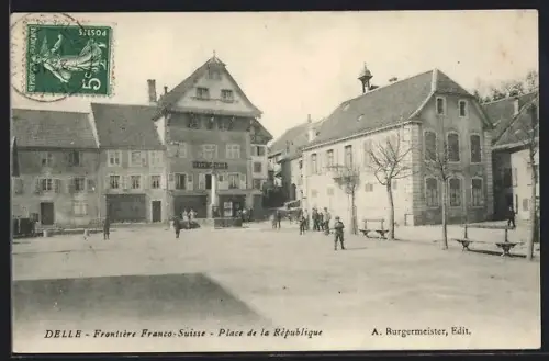 AK Delle, Frontière Franco-Suisse, Place de la République