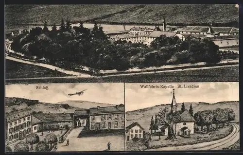 AK Vic in Lothringen, Gut Salival, Schloss, Wallfahrts-Kapelle