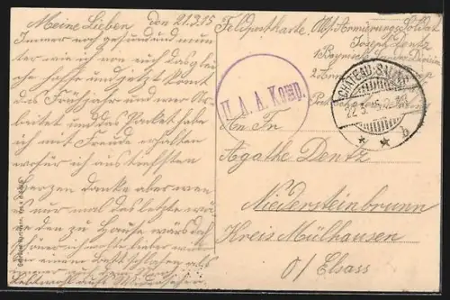 AK Vic a. d. Seille, Blick über die Dächer
