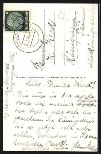 AK Hayange, Fort Chabrol et rue étroite avec lanterne ancienne