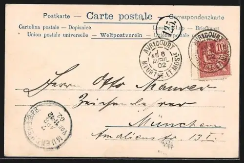 AK Igney-Avricourt, Frontière franco-allemande avec scènes de rue et habitants