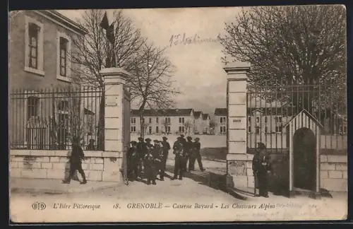 AK Grenoble, Caserne Bayard, Les Chasseurs Alpins