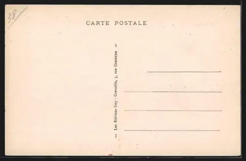 AK Villard-de-Lans, L`Hiver au Villard-de-Lans, Vue générale et le Cornafion