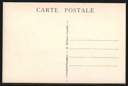AK Allemont /A.-M., L`Église et le Massif des Rousses