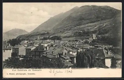 AK Goncelin, Vue Générale de Goncelin et des montagnes environnantes