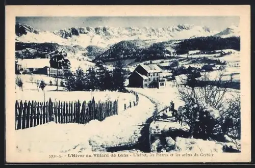 AK Villard de Lans, L`Hiver, l`Adret, les Pierres et les arêtes du Gerbier