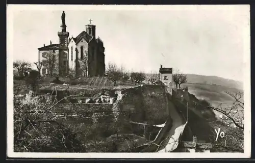 AK Vienne-sur-le-Rhône, Chapelle de N.-D. de la Salette sur les ruines de la citadelle romaine de Pipet