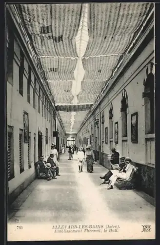 AK Allevard-les-Bains /Isère, Établissement Thermal, le Hall