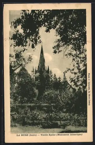 AK La Mure /Isère, Vieille Église, Monument historique